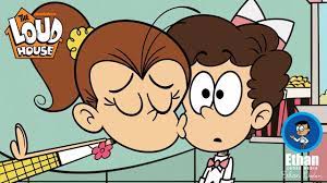 The Loud House - Luan Kisses Benny in his Cheeks - YouTube