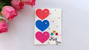 In this channel, you will learn how to make handmade miss you card idea for best friend. How To Make Miss You Card Handmade Miss You Card Idea Youtube