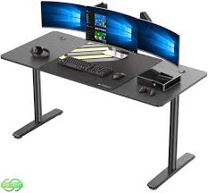 The 60 inch desk boasts a sleek and smooth carbon fiber textured desktop with plenty of gaming surface for your. Designa Computer Gaming Desk 60 Inch Desk Gaming Desk Gaming Computer Desk