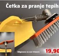 Četka za pranje tepiha na trimer