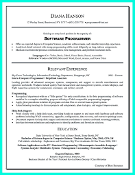 computer programmer resume examples to