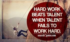 I'm a lot like her in that i work hard for what i want. Hard Work Beats Talent When Talent Fails To Work Hard Love Quotes