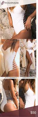 Nwt White One Piece Bathing Suit Large 33 36c To 33 36dd 29 30 Waist 38 39 Hips Medium 33 36b To 33 36c 27 28 Waist 36 37 Hi Bathing Suits Fashion One Piece