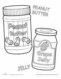 Peanut Butter And Jelly Worksheet Education Com Peanut Butter Peanut Butter Jar Grape Jelly