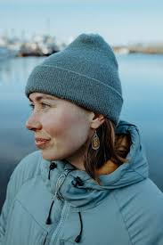 Buy Alaska Wild Salmon Skin Earrings, Hypoallergenic Stainless Steel Online  in India