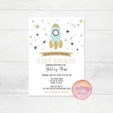 Space Themed Baby Shower Invitation To The Moon Baby Shower Etsy Moon Baby Shower Invitation Space Baby Shower Virtual Baby Shower Invitation