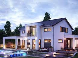 fertighaus mit satteldach musterhaus innovation r bad vilbel rensch haus weitere ansichten inkl grundrisse au haus haus architektur haus aussenbereiche