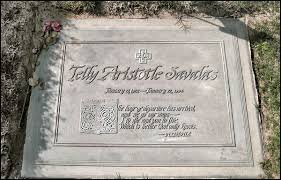 Telly Savalas Grave Photo 2 Famous Tombstones Famous Graves Grave Headstones