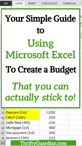 How To Create A Simple Budget With Microsoft Excel Microsoft Excel Budgeting Excel Budget