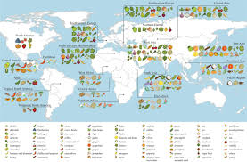 This Map Shows Where Your Favorite Foods Actually Come From Map Food Map Interactive Map