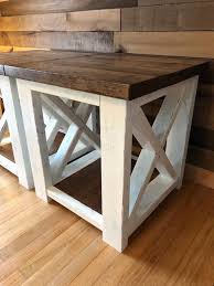 Farmhouse Style End Table Etsy Furniture Diy Furniture Plans Diy End Tables