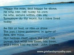 Following seas were waves that did likewise. 10 Best Poems For Funerals