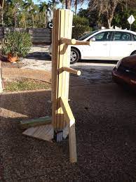 Become The Wind Home Made Wooden Dummy Check Wooden Dummy Martial Arts Training Dummy Wing Chun