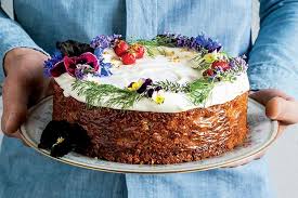 Spiced Honey Cake With Cream Cheese Frosting Honey Cake Cake Recipes Frosting Recipes