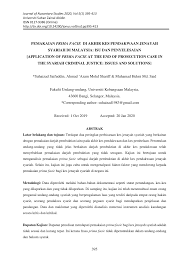 Pdf Pemakaian Prima Facie Di Akhir Kes Pendakwaan Jenayah Syariah Di Malaysia Isu Dan Penyelesaian Jonus Journal Of Nusantara Studies