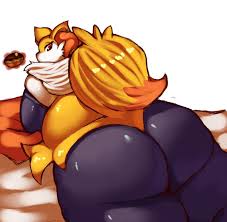 Braixen butt by CandyKittenxx -- Fur Affinity [dot] net