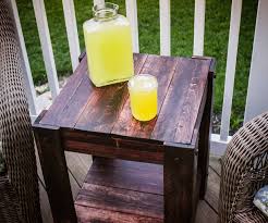 So we found these diy outdoor dining table projects so that we can all find a way to eat al fresco just a little bit more, and still have a styling' backyard. Pallet End Table 10 Steps With Pictures Instructables