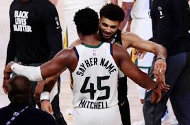August 28 at 9:28 am ·. Watch Donovan Mitchell And Jamal Murray Hug It Out After Epic Duel