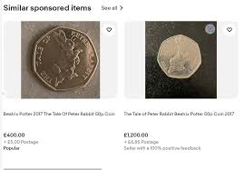 2017 Brilliant Uncirculated 50P Coin Beatrix Potter Tale Of Peter Rabbit  Sealed 50P Bu Pack Cambridgeshire Coins – Cambridgeshire Coins