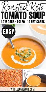 Popular Pins Tomato Soup Recipes Roast Tomato Soup Recipe Low Carb Vegetarian Diet