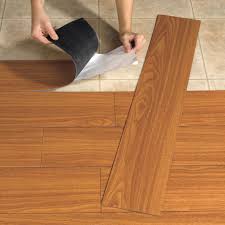 The bottom layer is often cork, which gives the linoleum a resilient feel along with a variety of other subfloors, you can install linoleum over wood as long as the wood floor is flat, dry, level and smooth. Lowes Linoleum Flooring 183 Peel And Stick Wood Plank Flooring Flooring