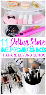 You can use it as a stand for your necklaces and bracelets. 11 Dollar Store Makeup Organization Hacks That Are Borderline Genius