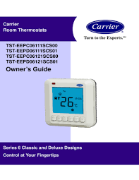 Offers enhanced comfort management and energy savings intelligence with the ability. Carrier Tst Eepd06111scs01 Specifications Manualzz