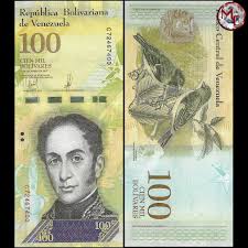 Er dient damit nur der information; Venezuela 100 000 Bolivares 2017 Pick 100d B370d