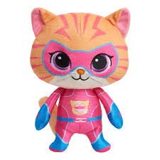 Disney Junior SuperKitties Buddy Plushie, Huggable & Snuggle, Kitten Toy  for Kids Ages 2+