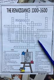 This Renaissance Crossword Puzzle By History Gal Is A Fun Way For Students To Review People And Vocabul World History Classroom History Classroom World History