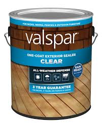 Valspar makes one that you can pick up at your local hardware store. One Coat Clear Exterior Sealer Valspar Stain