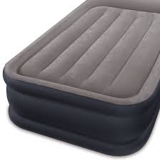 Intex Twin Sized Deluxe Pillow Rest Airbed With Fiber Tech Bip Gray 5 Pack Ad Deluxe Pillow Rest Air Bed Intex Pillows