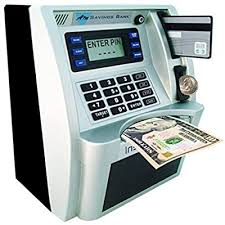 Atm cash machine are also available in cryptocurrency machine variations that are 2 ways and considered completely safe and convenient to use. Buy Atm Savings Bank Digital Piggy Money Bank Machine Personal Atm Cash Coin Money Bank For Kids Black Online In Indonesia B07xffl7fs