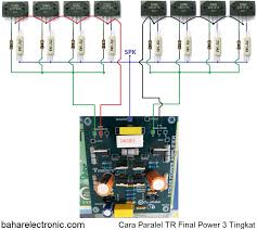 Dco lebih stabil tegangan bias lebih imbang. Cara Paralel Tr Final Power 3 Tingkat Bahar Electronic