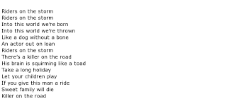 James Douglas Morrison Poems My Poetic Side