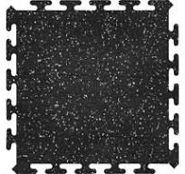 Fitnessmatte Puzzlematte schwarz/anthrazit 50x50x0,5 cm 4er-Set