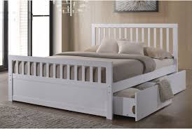 Double bed frame and mattress, never been slept in, needed as a display item! White Double Bed Frame With Drawers Bed Frame With Drawers White Double Bed Frame Bed Frame With Storage