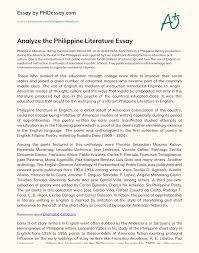 We would like to show you a description here but the site won't allow us. Analyze The Philippine Literature Essay Phdessay Com