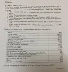 Penalties eligible for penalty relief include: Solved Question 1 Mr Shah Is Currently In The Process Of Chegg Com