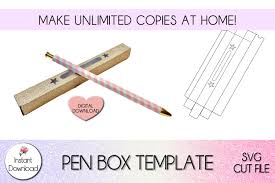 Download Pen Box Svg Pen Box Template Customizable Pen Box Cut File 1207721 Paper Cutting Design Bundles