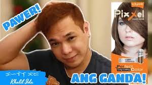 Dyeing My Hair Using Lolane Pixxel Color Cream LIGHT CHOCOLATE