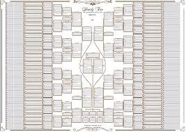 10 Generation Double Chart 120 Gsm Family History