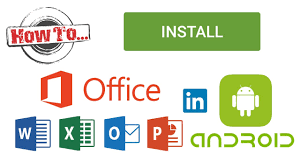 How To Install Microsoft Office Word Excel Powerpoint In Android Youtube