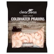 Drain the shrimp and place on a baking sheet in a single layer. Clear Seas Cooked Cold Water Peeled Prawns Ocado