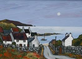 British Artist David Barnes The Harbour British Art Art Contemporary Folk Art