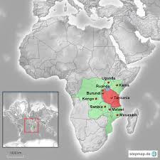 Karten von tansania mit straßenkarte und sehenswürdigkeiten. Stepmap Afrika Tansania Landkarte Fur Tansania