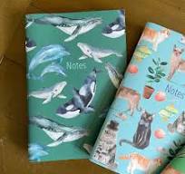 Set of 3 A5 animal lined notebooks