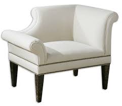Accent Furniture Fontaine Right Armchair By Uttermost White Armchair Furniture Armchair