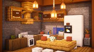 Minecraft bedroom wall interior design Interior Minecraft Kitchen Ideas Novocom Top