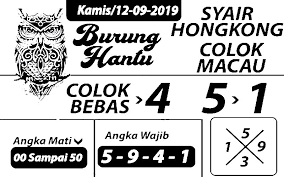 Syair Togel Hongkong Hari Ini 12 September 2019 September 22 Agustus 10 September